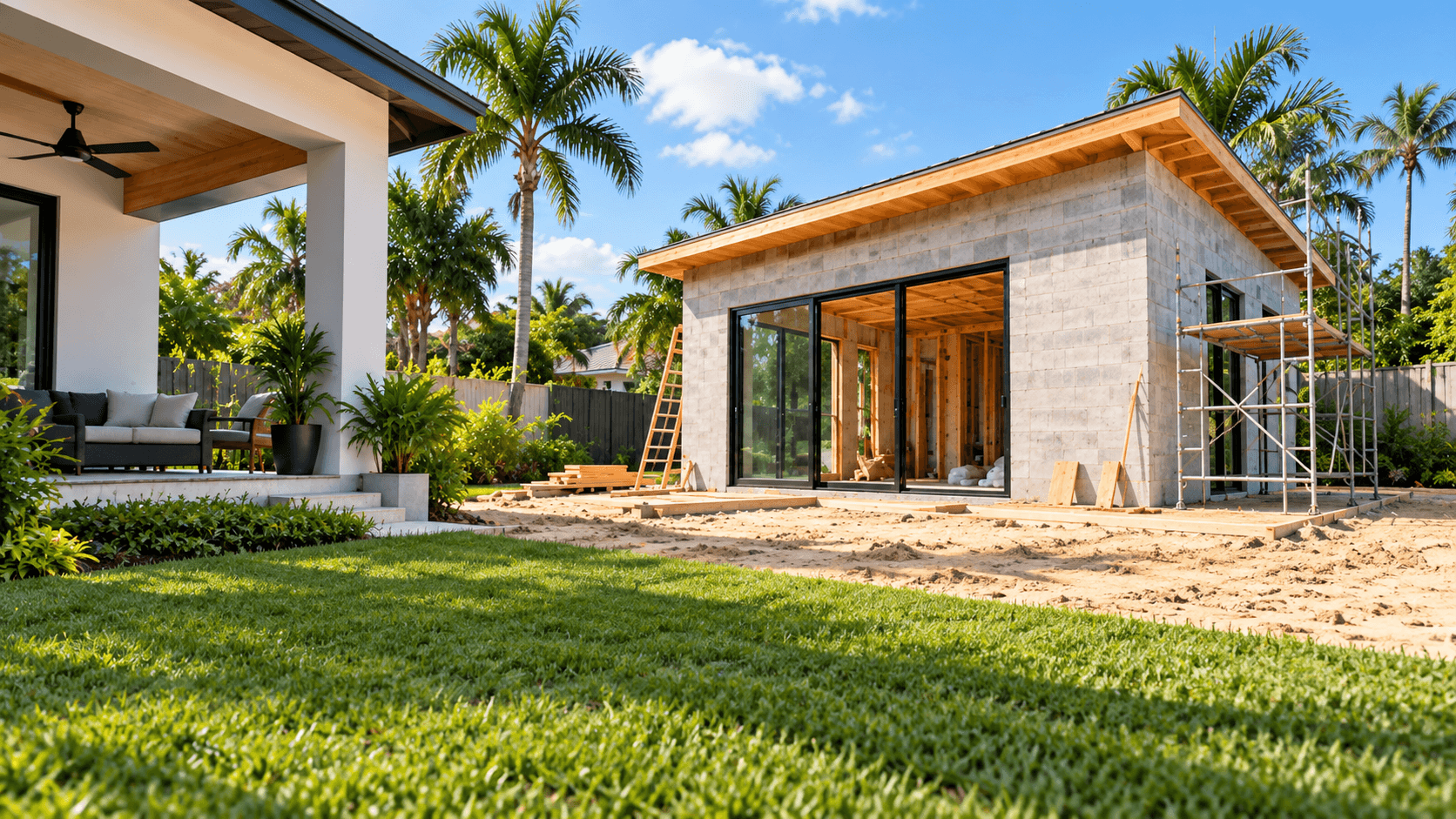 Accessory dwelling unit construction project by CN Development Group in Orlando, FL