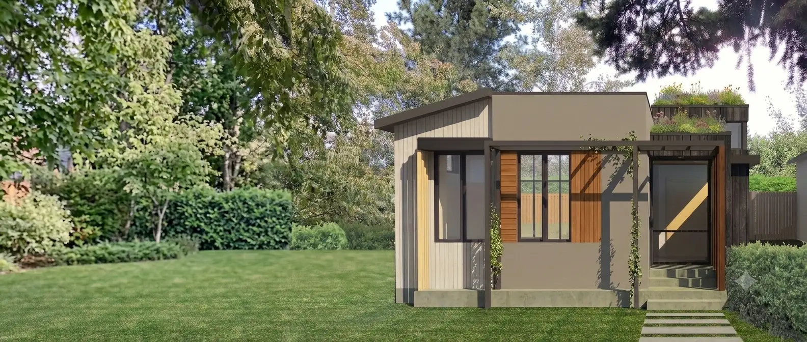 Completed accessory dwelling unit built by CN Development Group in Orlando, FL