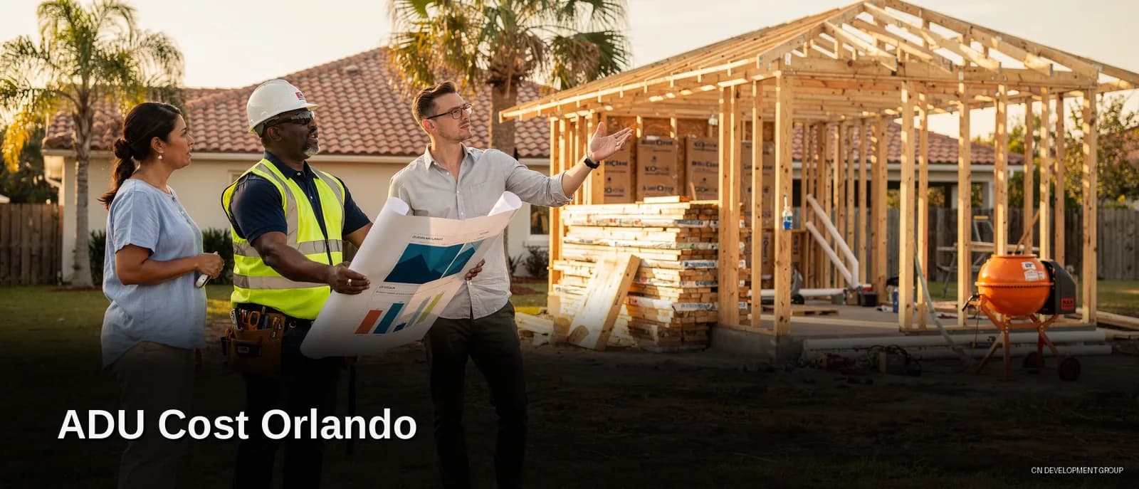 Construction costs for a turnkey ADU in Orlando range from $75,000 to $275,000 depending