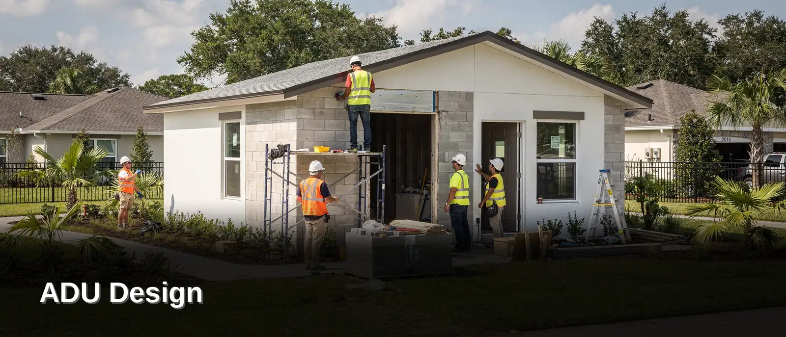 Orlando lots vary in size and shape, and the right ADU design and layout options
